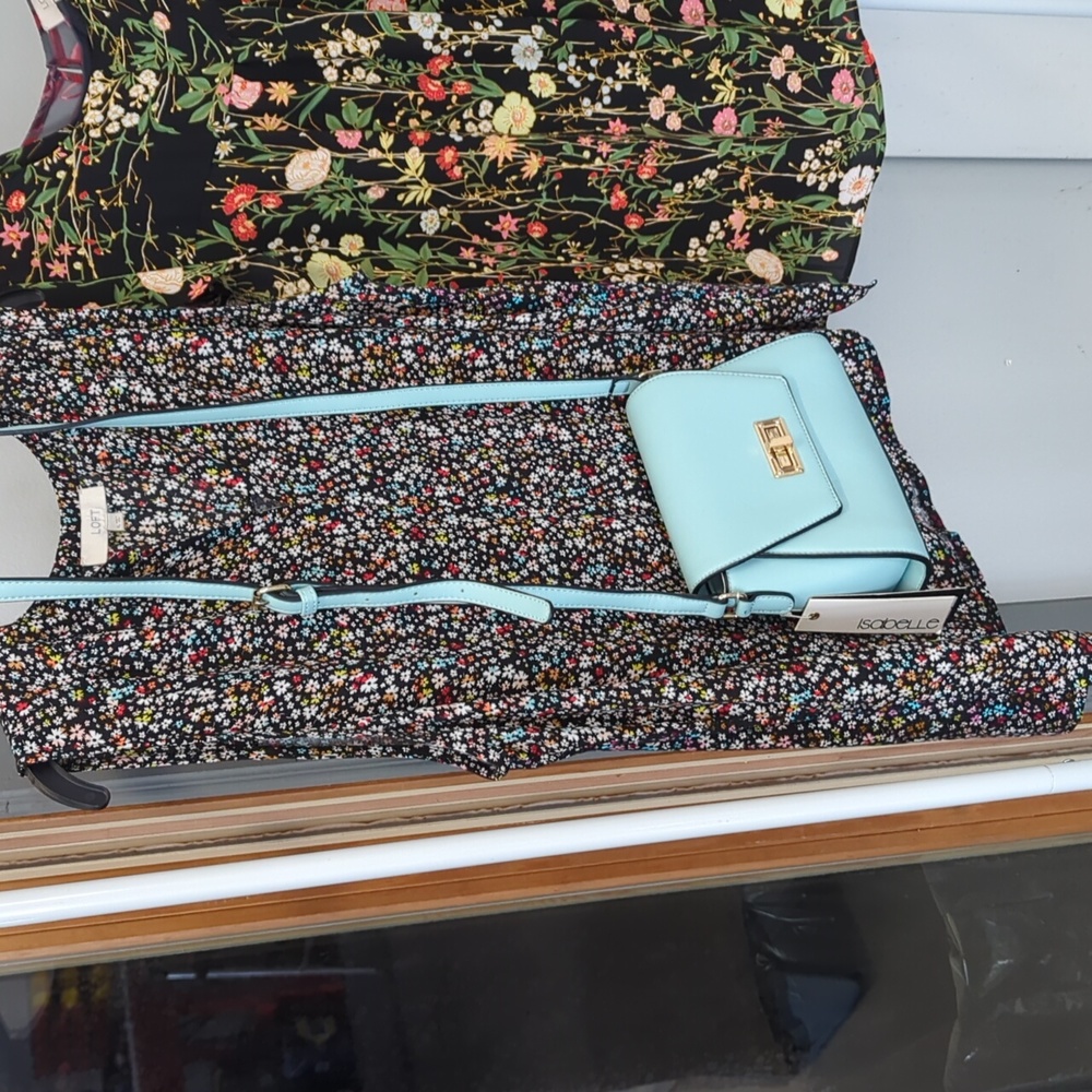 Crossbody handbag light blue/teal
